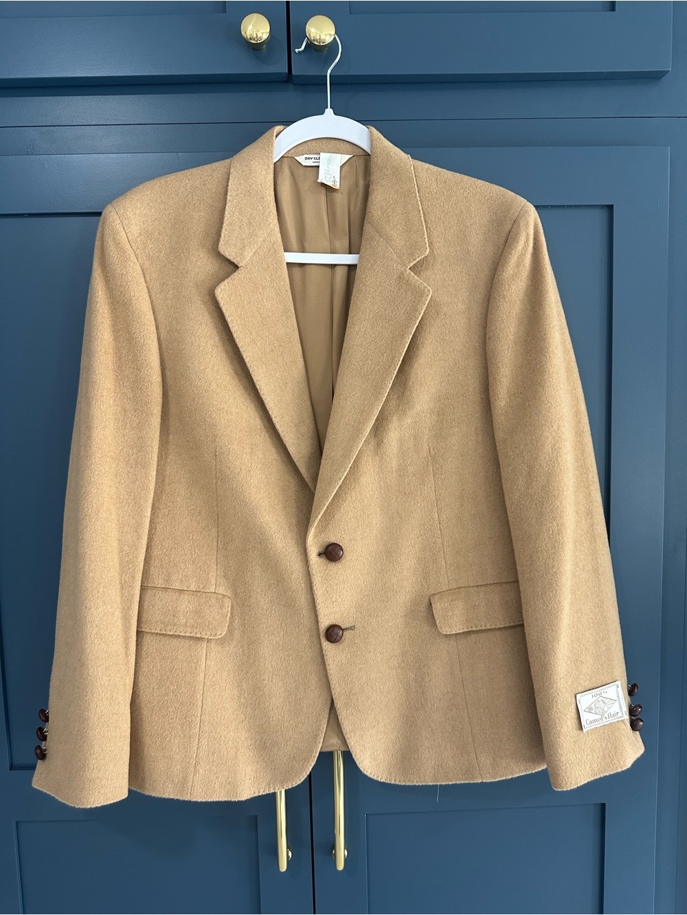 Vintage TALBOT’s Camel Hair Blazer Fit: Large